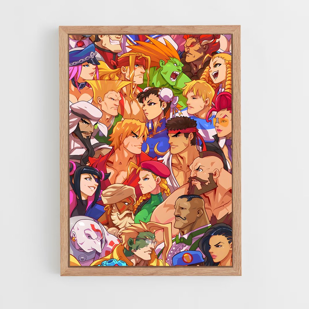 Poster Rumble Royale – affiche Street Fighter (vue 4)